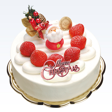 苺のふんわりショートケーキ